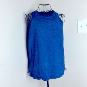 Blue Sleeveless Top